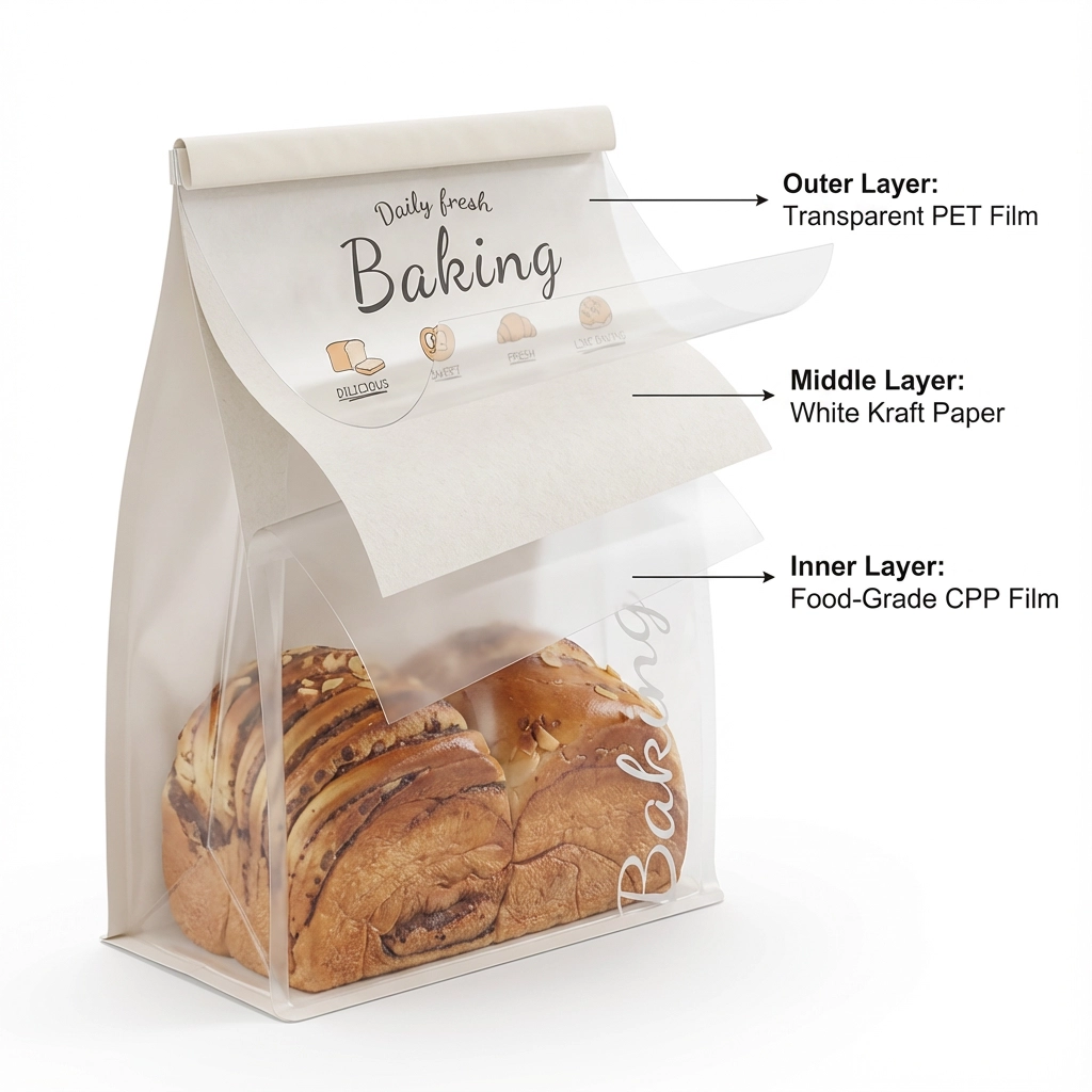Food Grade CPP Lining and Tin Tie